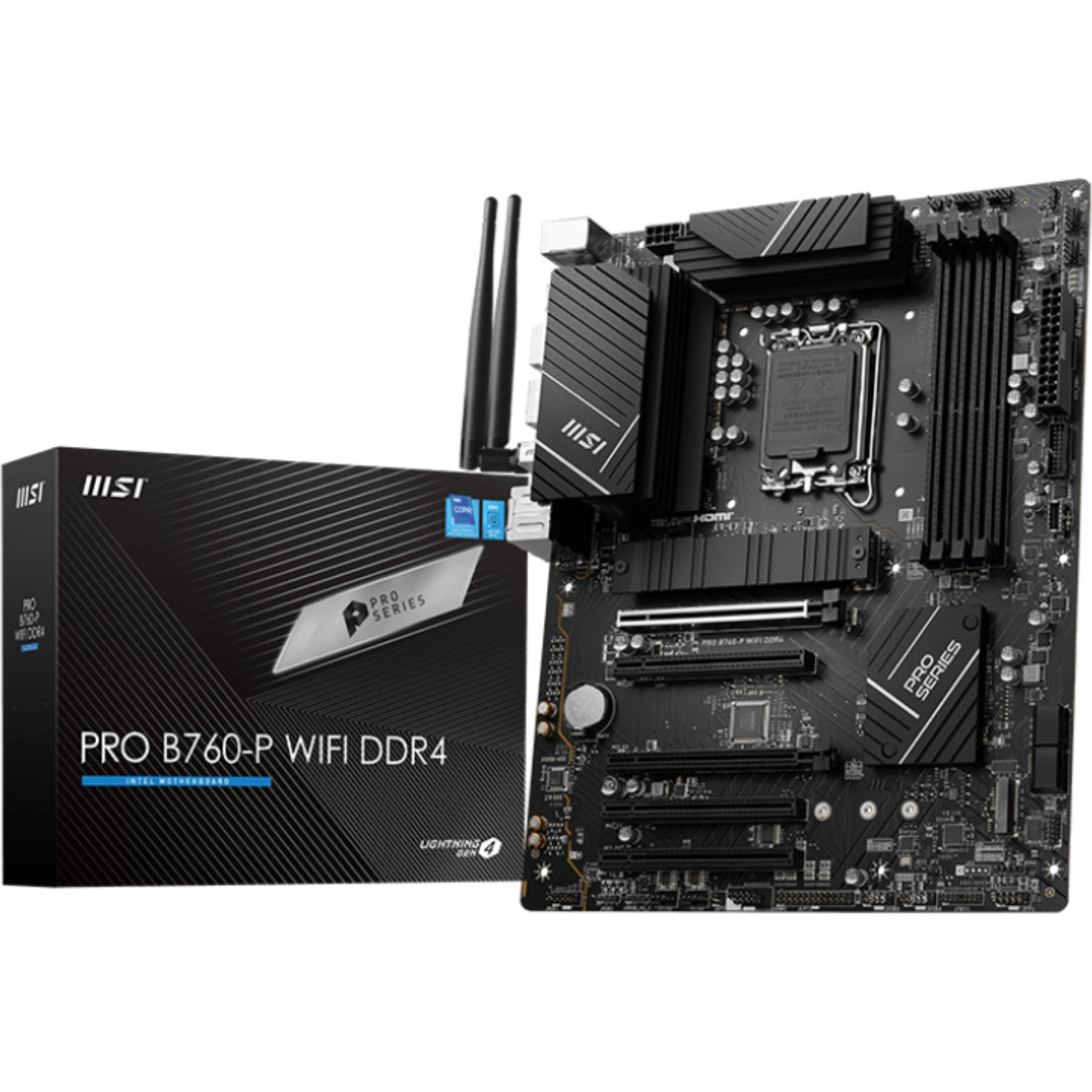 MSI PRO B760-P WIFI (LGA 1700, Intel B760, ATX), Scheda madre