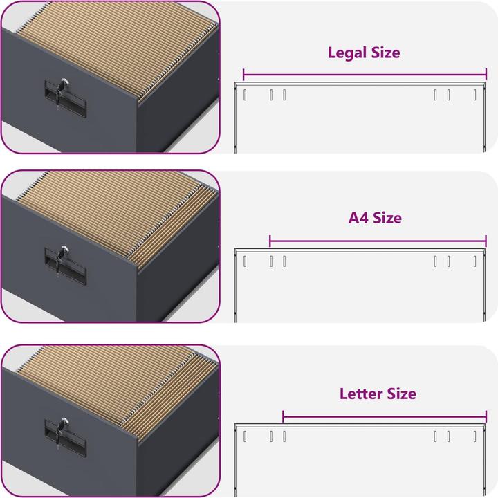 Image du produit vidaXL Büroorganizer (42 x 45.50 x 139 cm)