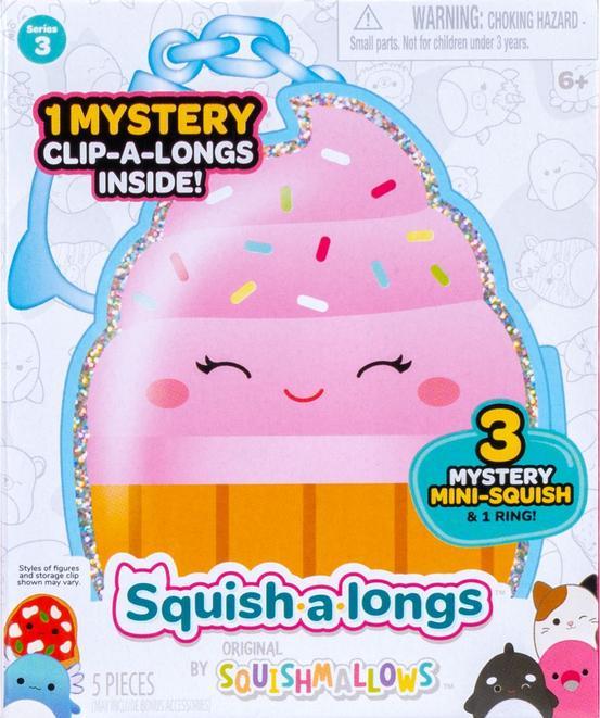 Actual product image Jazwares Squish-a-longs rucksack clips