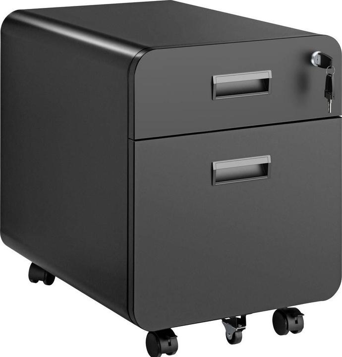 SpeaKa Professional Rollcontainer SP-MFC-001 Schwarz (matt) (B x H x T) 394 x 5 (39.40 x 49.70 x 50 cm)