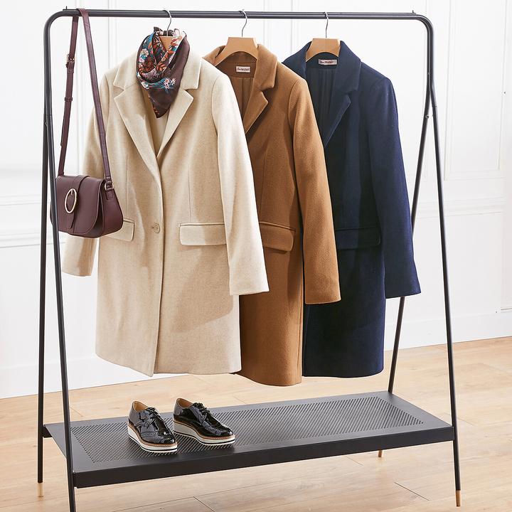 Actual product image Anne Weyburn Half-length coat with button fastening