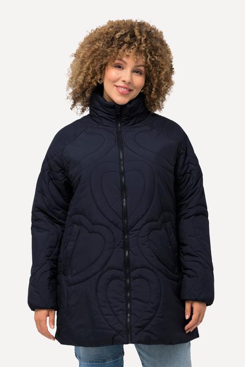 Produktbild Ulla Popken HYPRAR Funktions-Steppjacke, Herzen, wasserabweisend (46, 48)