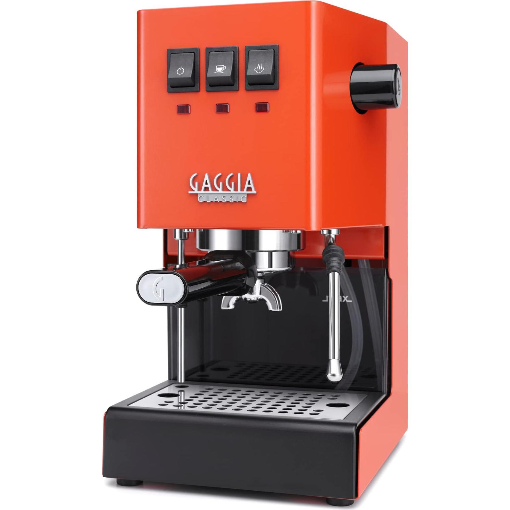 Gaggia RI9481/19 GAG.ESPR.CLASSIC EVO ARANCIONE, Macchina per caffè con portafiltro, Arancia