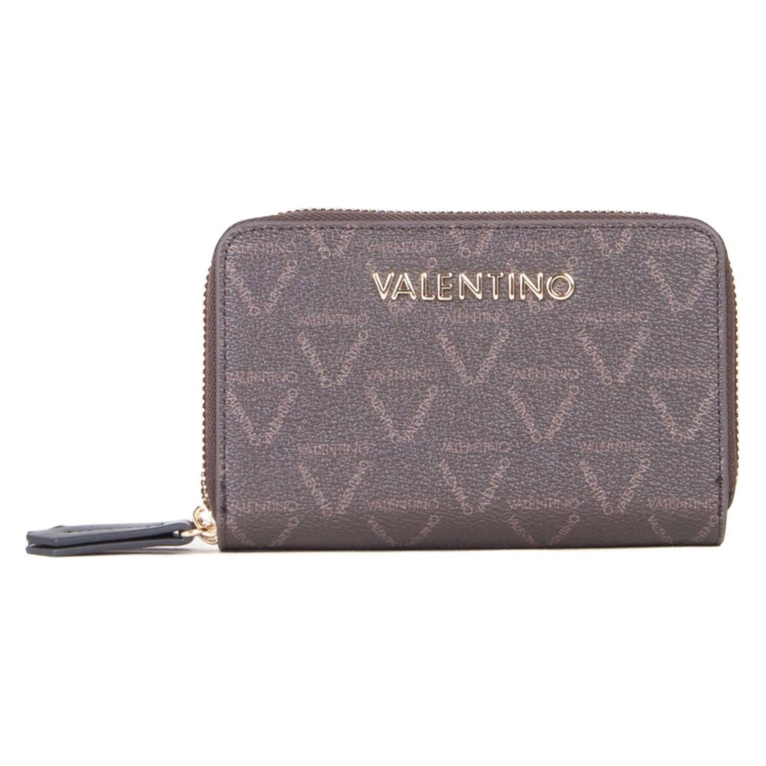 Valentino, Damen, Portemonnaie, Lady Re Zip Around Wallet, Braun