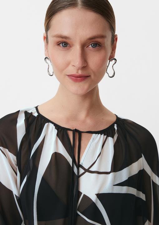 Immagine prodotto Comma Bluse Chiffonbluse mit Allovermuster (36)