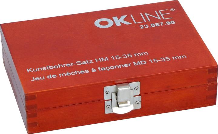 Produktbild OK-Line HM-Kunstbohrersatz (15 mm, 20 mm, 25 mm, 30 mm, 35 mm)
