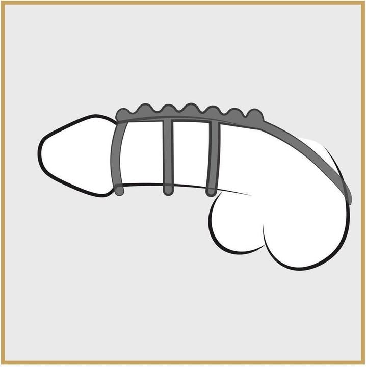 Actual product image Bad Kitty Penis-Hodenring Quartett (2.30 cm)