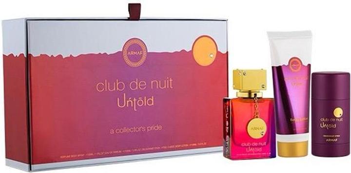 Image du produit Armaf Club De Nuit Untold - EDP 105 ml + lait pour le corps 100 ml + déodorant solide 75 g (Set parfum)