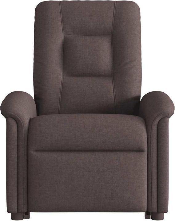 Immagine prodotto vidaXL Poltrona massaggiante con ausilio per la posizione eretta in tessuto marrone scuro