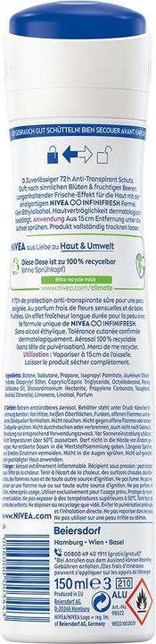 Image du produit NIVEA Spray Fresh Sensation (Spray, 150 ml)