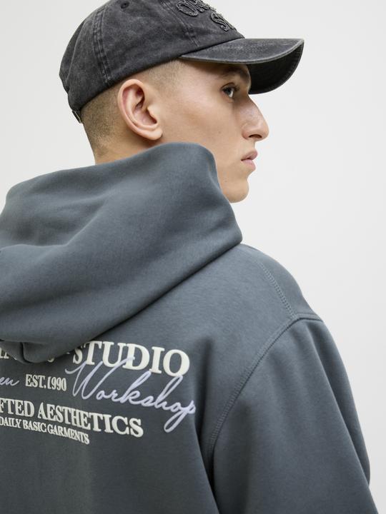 Actual product image Jack & Jones Jorislington Back Sweat Hood Sn (S)