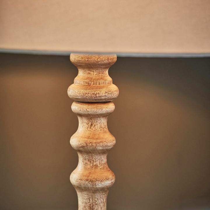 Image du produit Loberon Lampadaire Madyson marron/crème (E27)