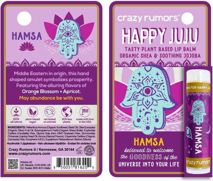 Immagine prodotto Crazy Rumors Balsamo labbra Hamsa (Balsamo per le labbra, 0.50 ml)