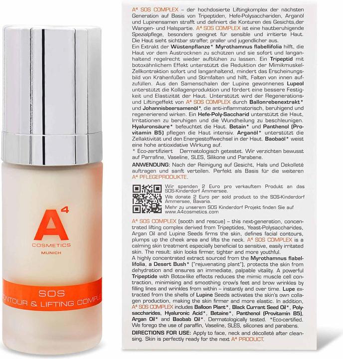 Image du produit A4 Complexe SOS Contour & Lifting (30 ml, Crème 24h)