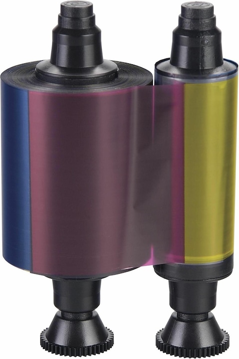 Immagine prodotto Evolis Nastro colorato fino a 100 carte R3411 per Tattoo2 YMCKO (Giallo, Rosso)
