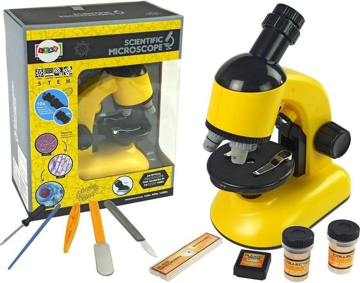 Actual product image Lean Toys Microscope learning set