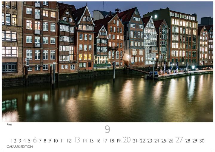 Actual product image Hamburg Kalender 2026 - Wandkalender | Fotokalender Deutschland 24x35cm | mit stimmungsvollen M (24x35cm)