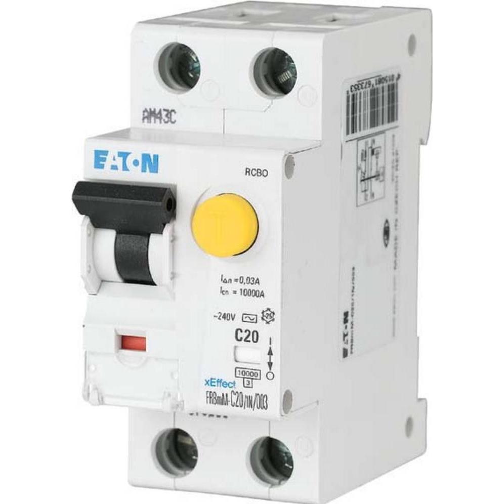 Eaton, Schutzschalter, MOE FRBMM-C16/1N/03-A FI/LS-Schalter, 16A, 300mA, C-Char.