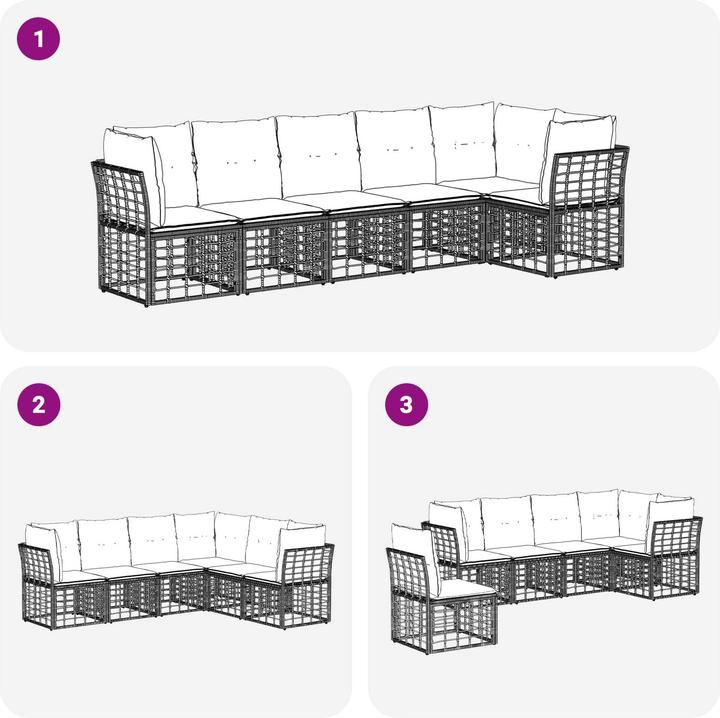 Immagine prodotto vidaXL Garten-Lounge-Set