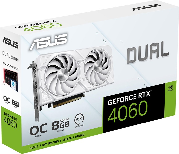 Produktbild ASUS Dual GeForce RTX 4060 EVO OC White (8 GB)