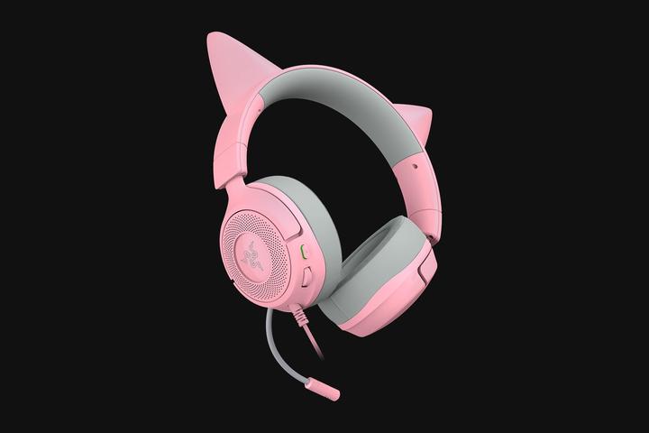 Actual product image Razer Kraken Kitty V3 X - Quartz (Cable)