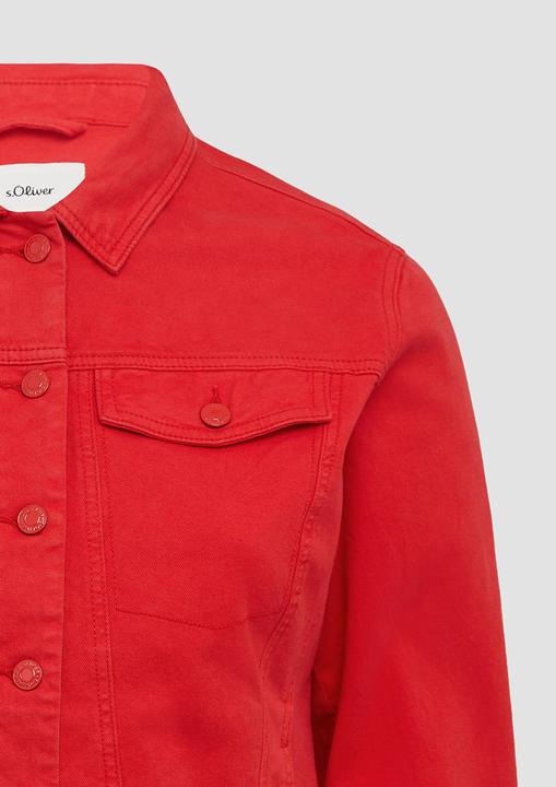 Image du produit S.Oliver Indoor-Jacke Elastische Jeansjacke mit seitlichen Eingrifftaschen (46)
