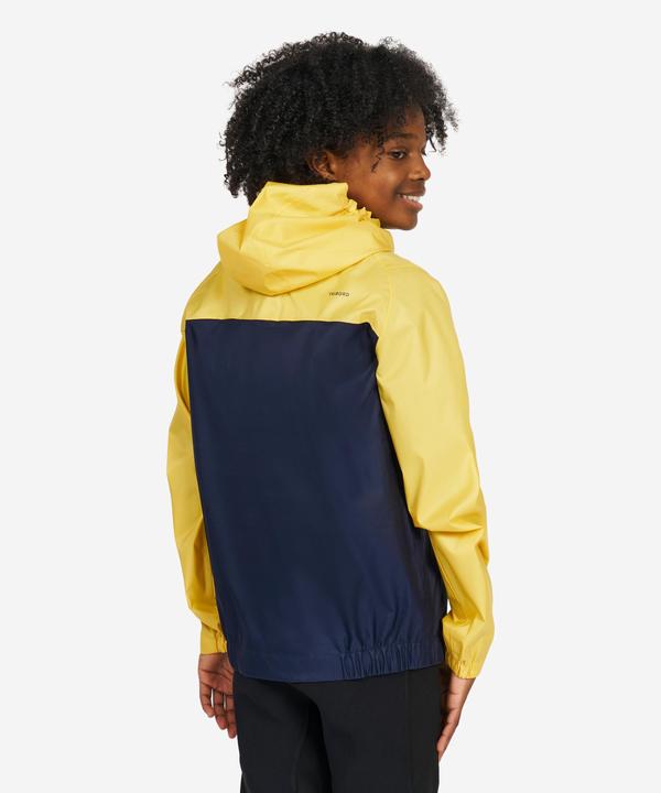 Actual product image Tribord Spray top sailing/kayak kids windproof - Sailing 100 yellow/navy blue