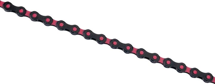 Produktbild KMC Ketting 1/2-11/128 118 12V DLC 12 zwart/roze (12-fach)