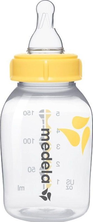 Medela Milchflasche 150 ml mit Sauger S (langsamer Fluss / 0 bis 3 Monate) (150 ml)