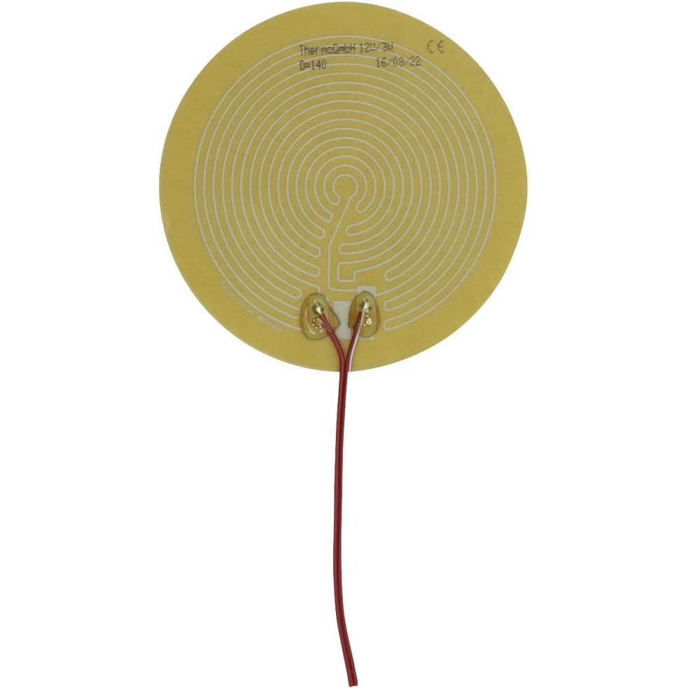 Thermo Tech Polyester Heizfolie 12 V 3 W (Ø) 140 mm (Heizfolie), Elektronikzubehör + Gehäuse