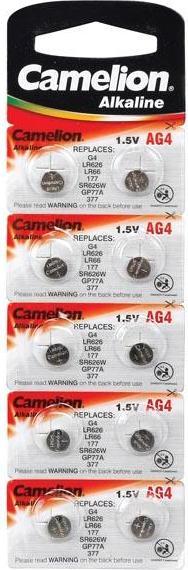 Actual product image Camelion AG4, LR66, LR626, 377 Alkaline (10 pcs., SR66, 18 mAh)
