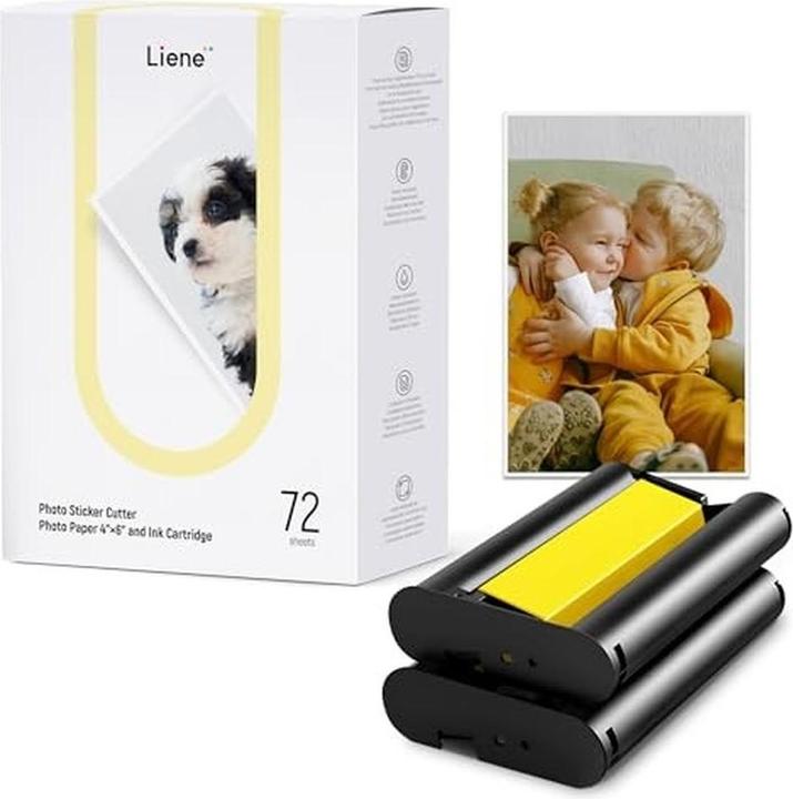 Liene PR001-65009 Fotopapier 10 x 15 cm 1 Set (10 x 15 cm, 72 pcs.)