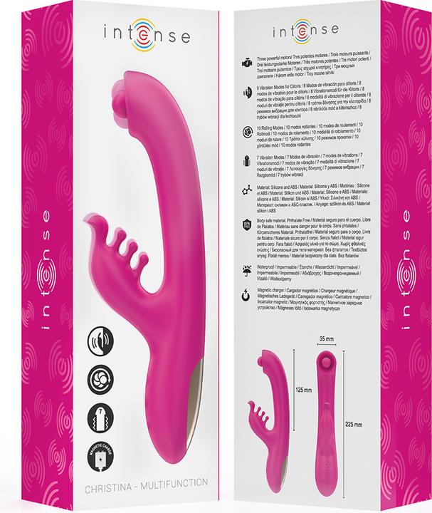 Produktbild Intense - Christina Multifunktions-Rabbit-Vibrator 22,5 cm Rosa