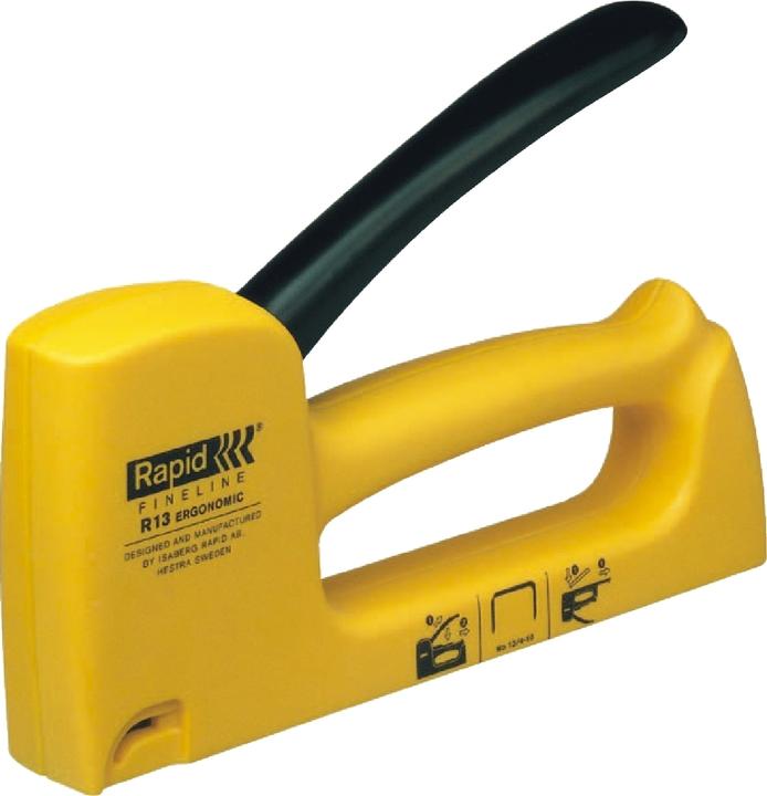 Rapid Hand tacker R13, yellow