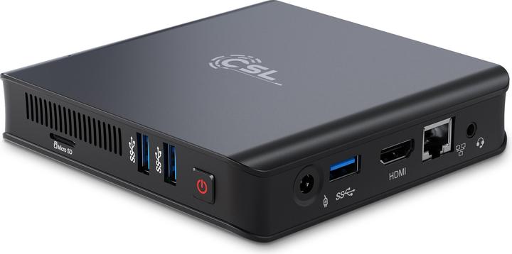 Productafbeelding CSL Narrow Box Ultra HD Compact v5 (1000 GB, 4 GB, Intel Celeron N5100, Intel UHD Graphics)