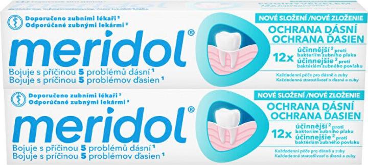 Actual product image Meridol Zahnfleischschutz-Zahnpasta 2 x 75 ml (75 ml)