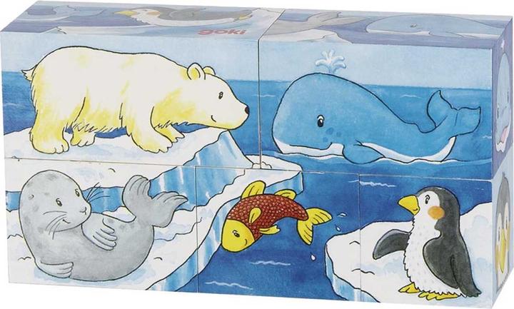Immagine prodotto Goki Safari e puzzle cubo artico (5 pezzi)