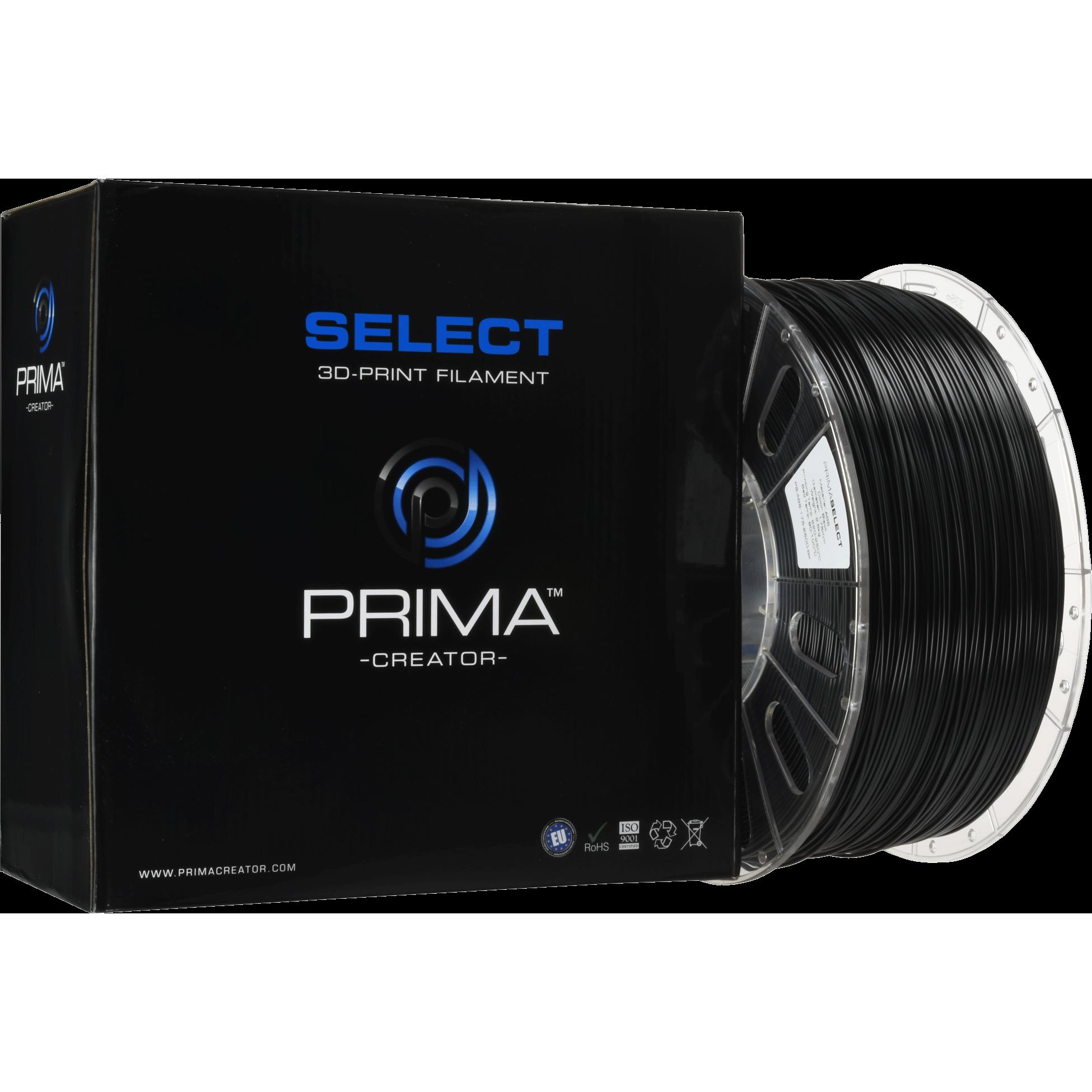 Thumbnail - Prima Creator PrimaSelect ABS (ABS, 1.75 mm, 1000 g, Schwarz), 3D Filament, Schwarz