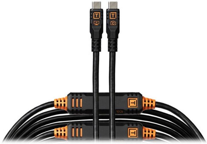 Image du produit Tether Tools LeverLock USB-C auf USB-C gerade schwarz 9,2m (9.20 m, USB 3.2 Gen 2)