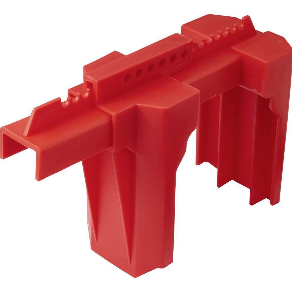 Sygonix, Valvola, SY-6872676 Verriegelung 110 mm Rot Kugelhahn DN50-DN200