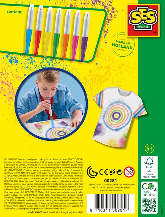 Image du produit Ses Creative Blow airbrush Pens - Textile (7x)