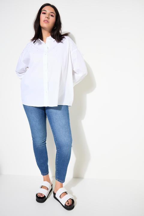Produktbild Studio Untold Hemdbluse, oversized, Strass, Langarm (42, 44)