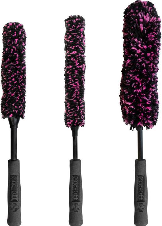 Muc-Off Microfibre Brush Kit (set of 3)