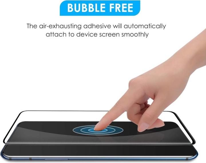 Actual product image Screenguard OnePlus 7 Full Screen Protective Glass Film 2.5D 9H (1 pcs., OnePlus 7)