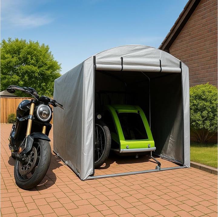 Produktbild Novaterra Fahrrad-Garage, anthrazit 120 x 176 x 163 cm