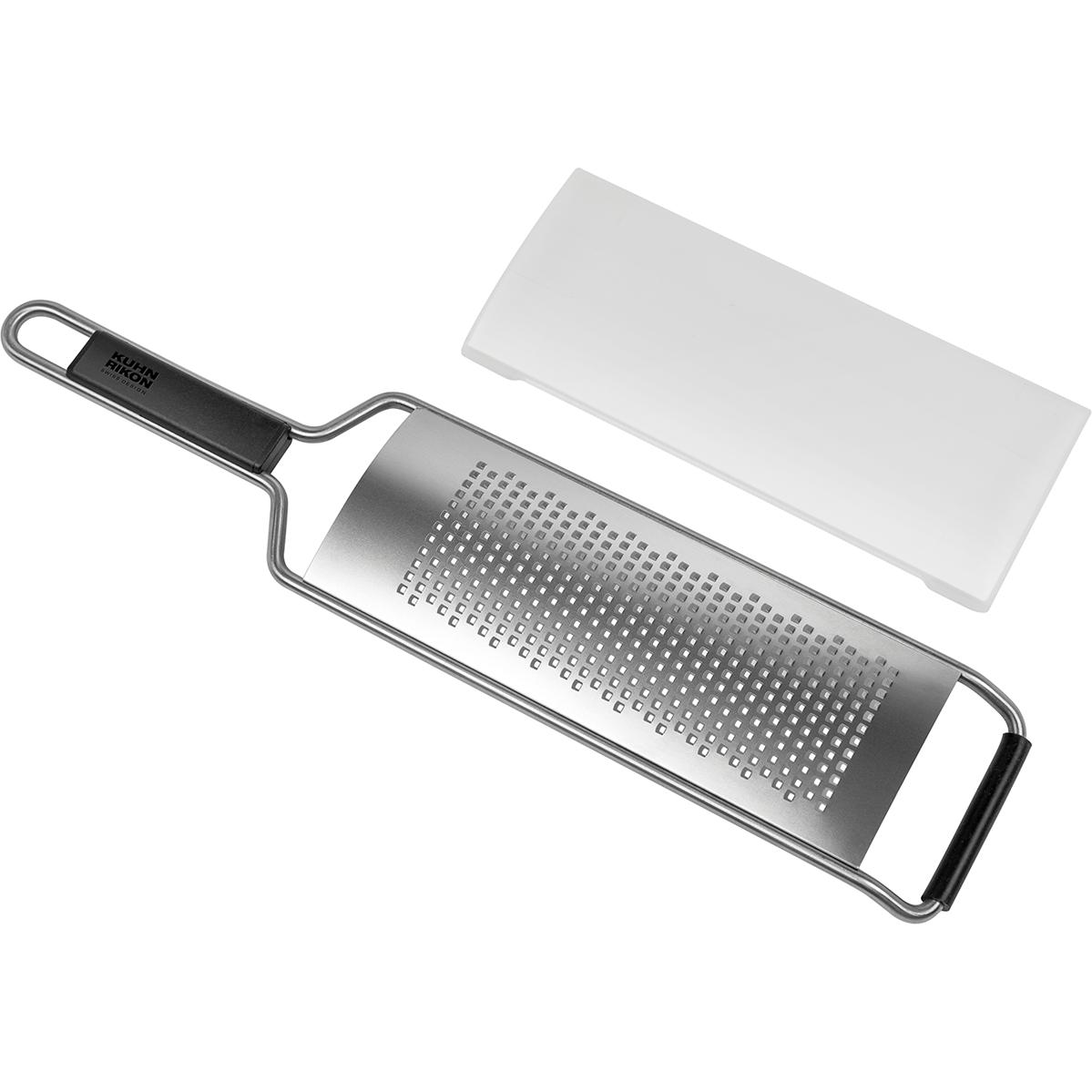 6x Kuhn Rikon ESSENTIAL Allzweck-Reibe fein, Küchenreibe, Silber