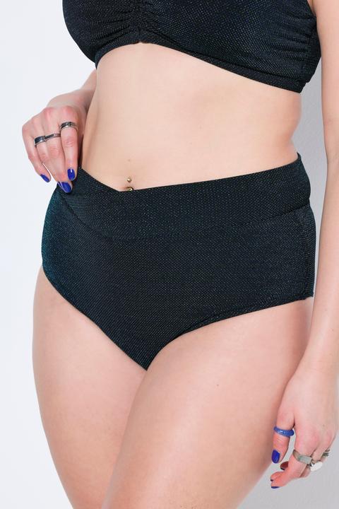 Produktbild Studio Untold Bikini Slip, Drapierung, Glitzereffekt (48)