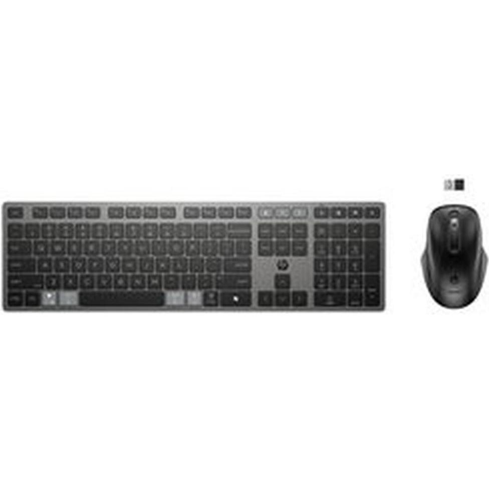 HP Kit Tastiera e Mouse wireless e Bluetooth dual-mode 725 (9T5B0UT#ABZ) (Deutschland, Kabellos), Ta