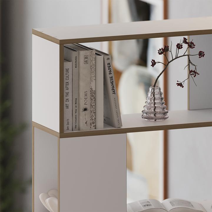 Actual product image Vicco Raumteiler Eneos, Weiss/Eiche, 80 x 186 cm