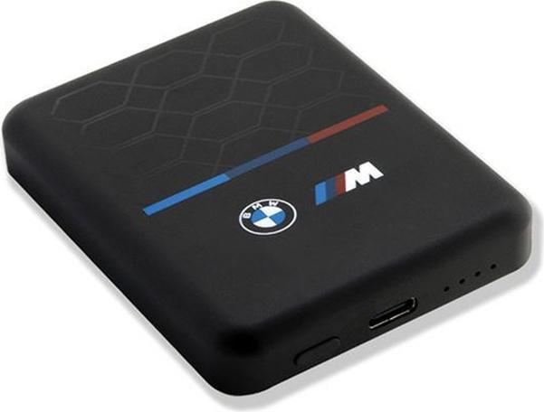 Actual product image BMW Powerbank indukcyjny BMPBMS5K22PGVK 15W 5000mAh + cable czarny/black M Collection MagSafe (5000 mAh, 15 W, 18.50 Wh)